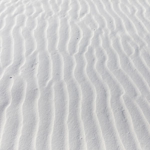 White sand