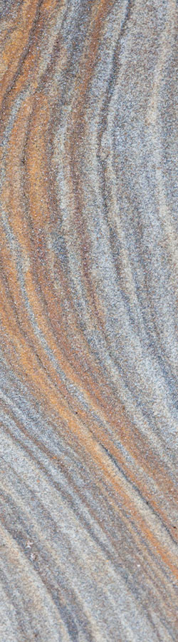 Gray layered sandstone