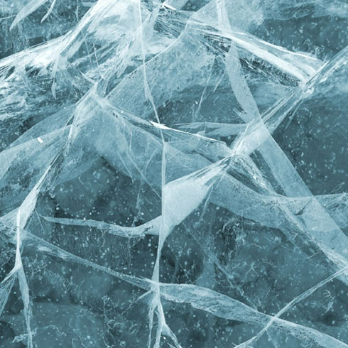 macro image of ice
