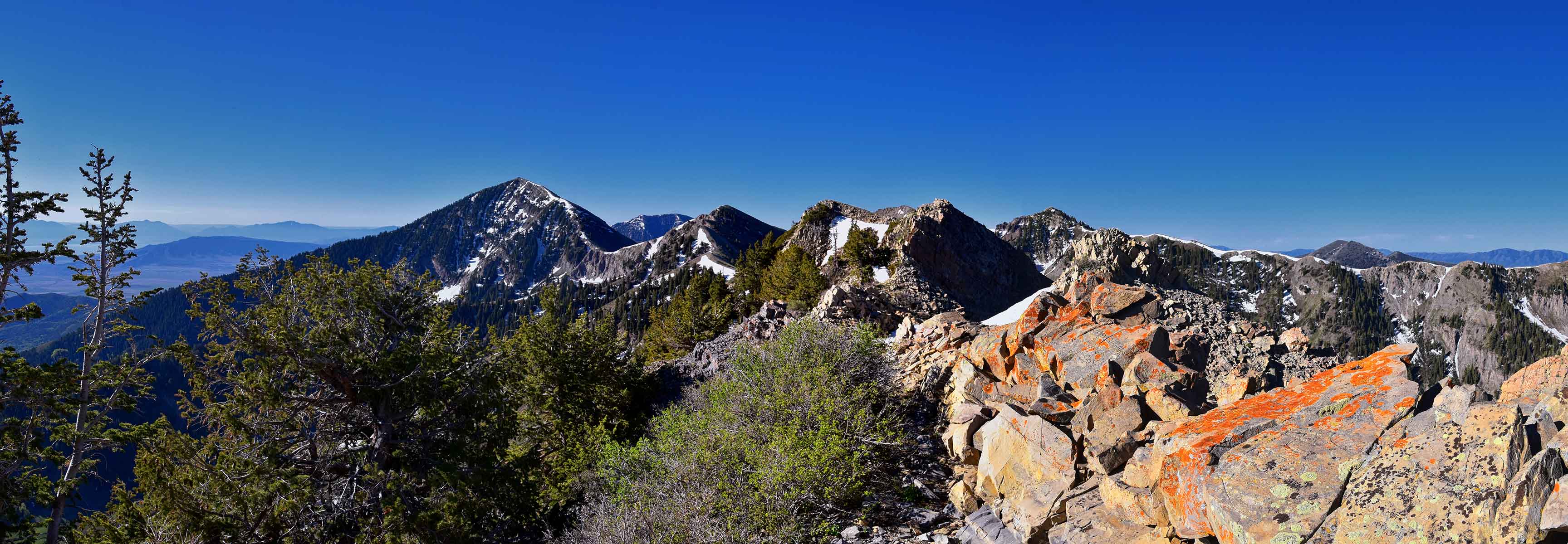 On top of the Oquirrh mountains