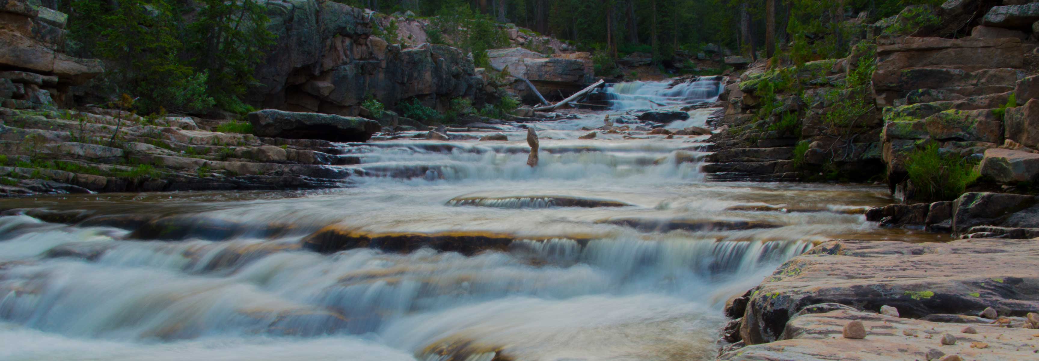 Provo River Falls waterfall