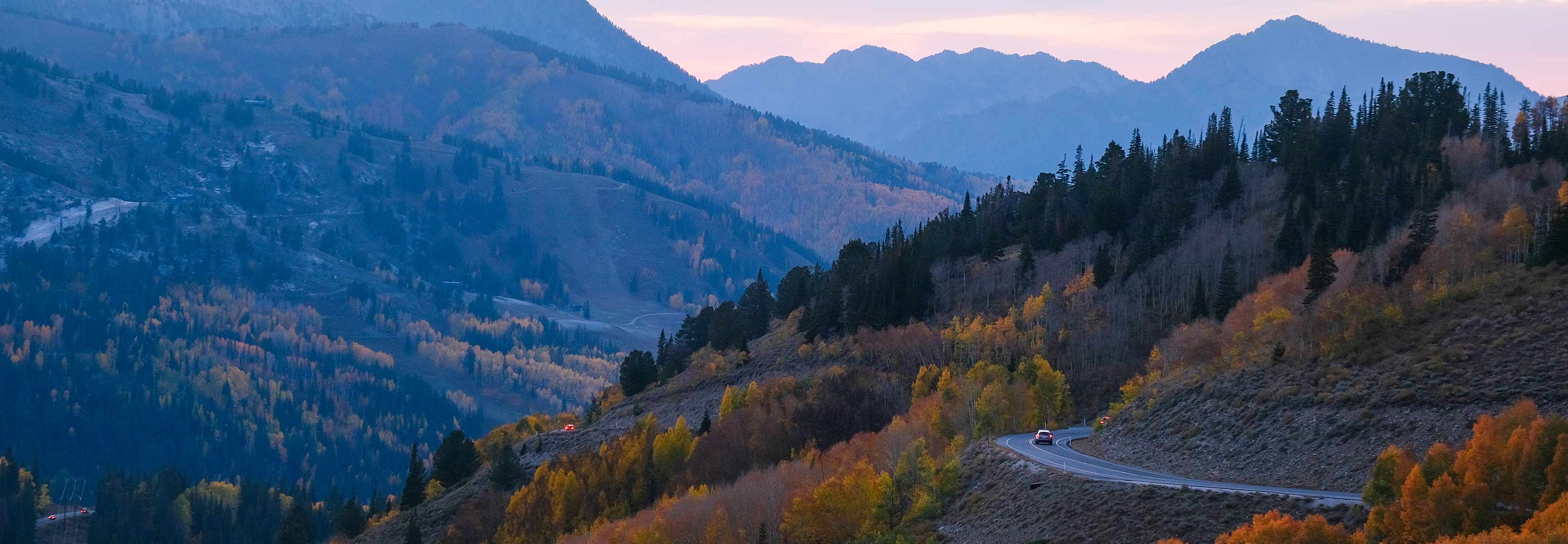 Big Cottonwood Canyon in the fall