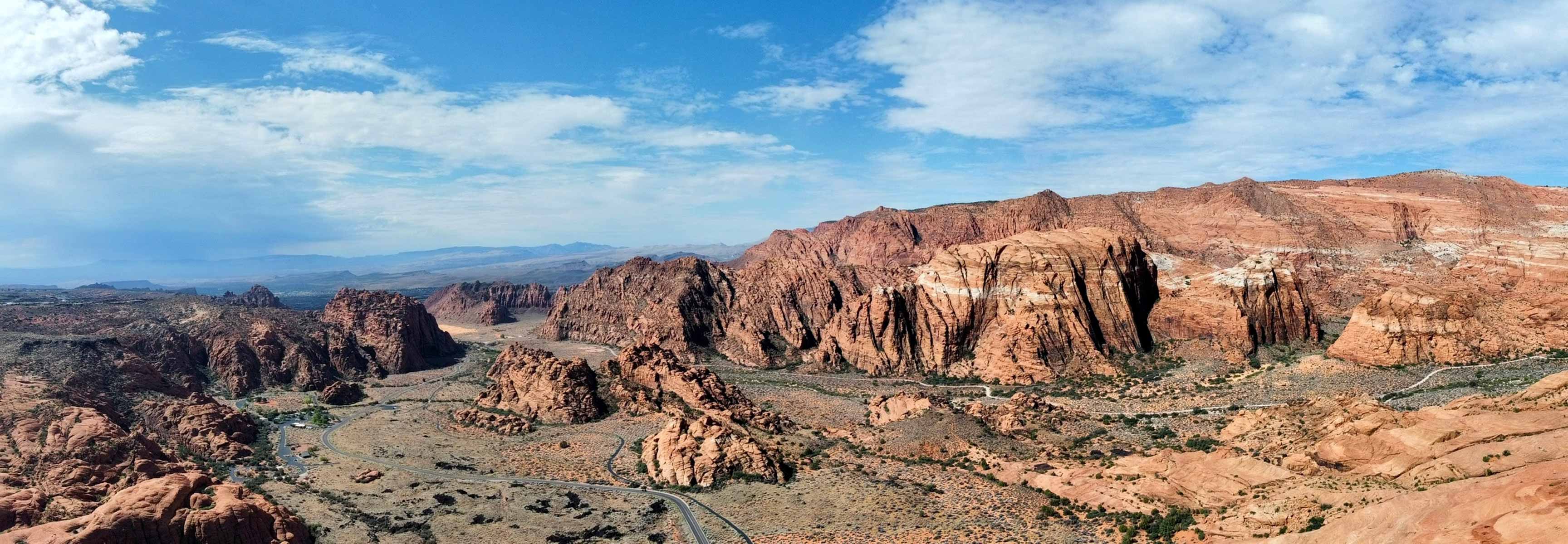 Aerial view of St. George nature