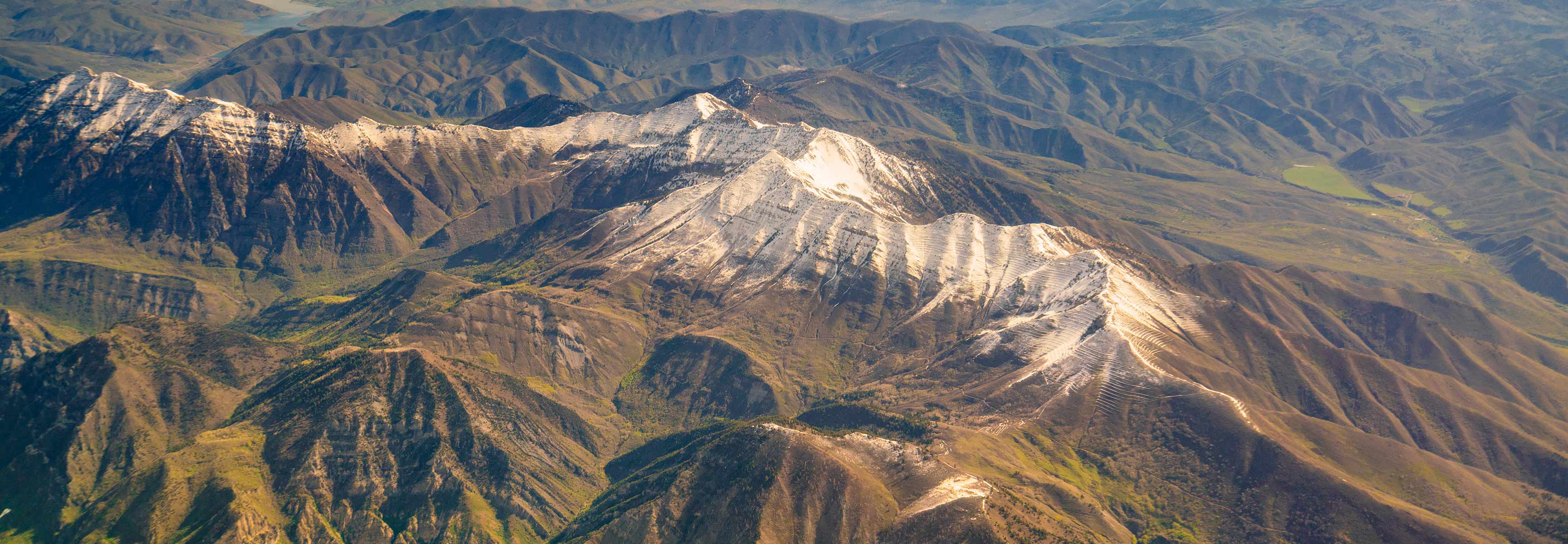 Aerial photo of Mt. Timpanogos