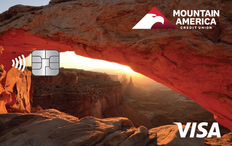Red rock arch credit card design