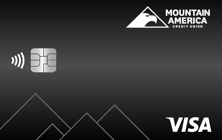 Simple black credit card design