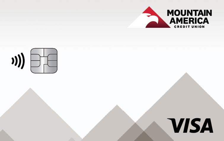 Simple white credit card design