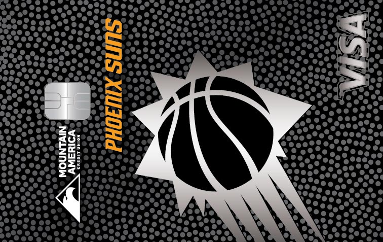 Black Phoenix Suns credit card design