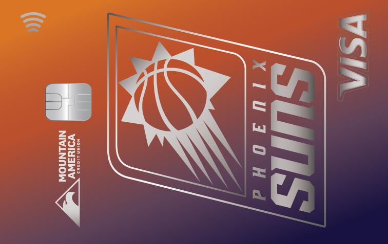 Orange Phoenix Suns card design