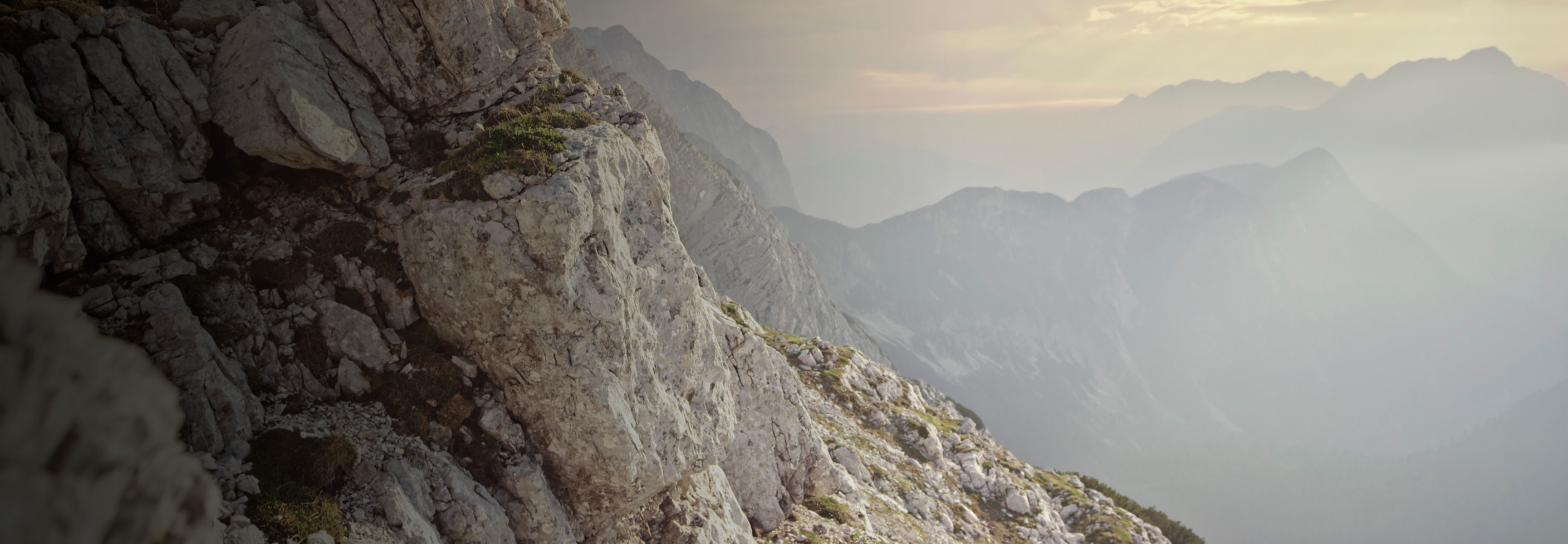 Foggy mountains