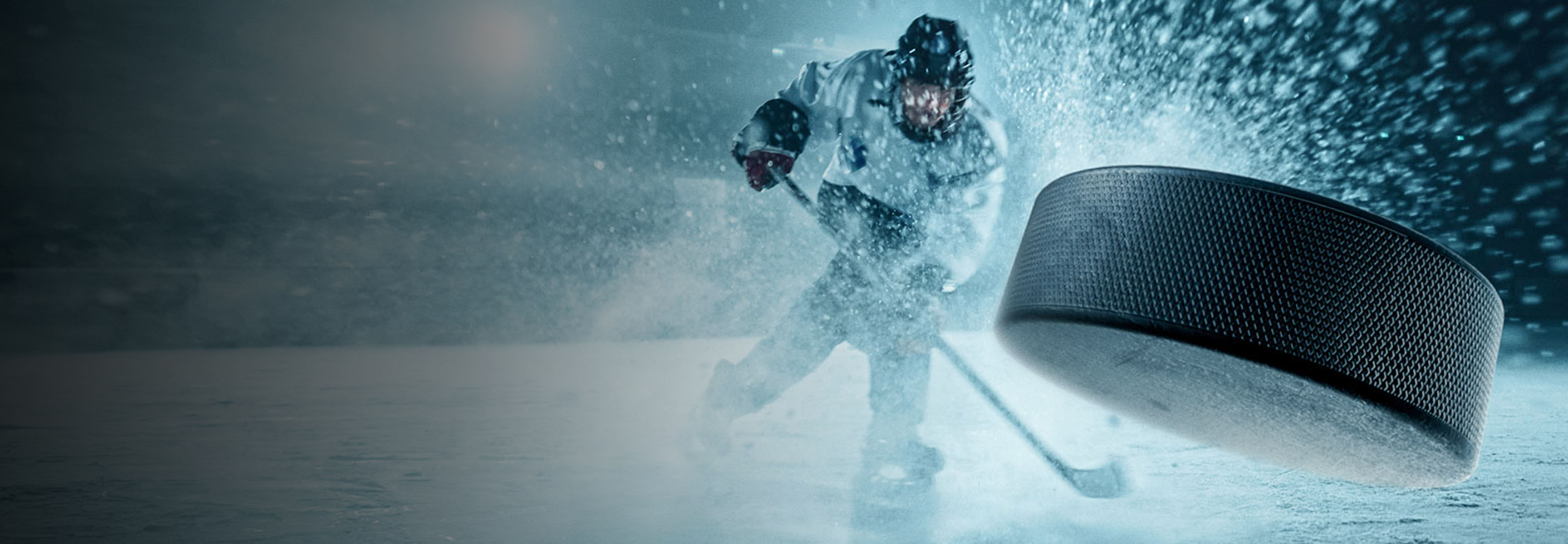 College hockey player