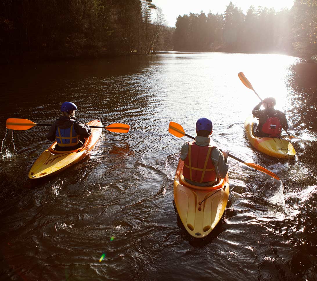 kayakers