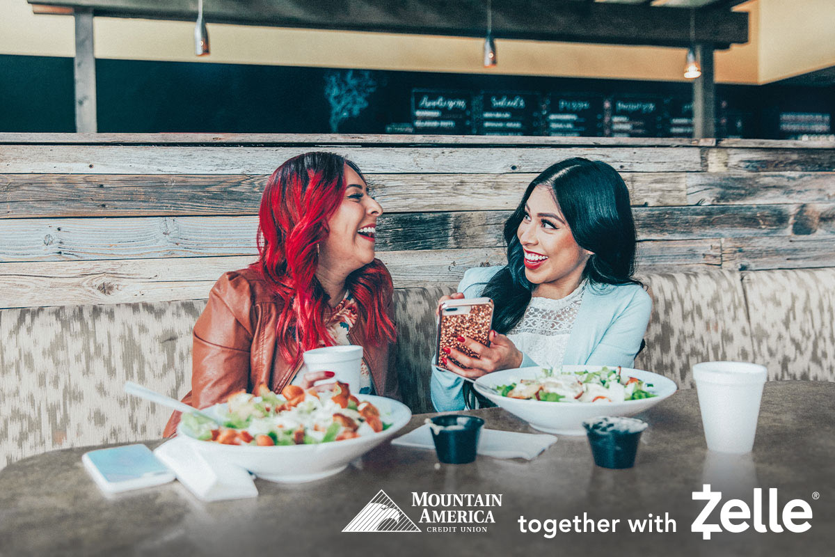 Women sharing a meal