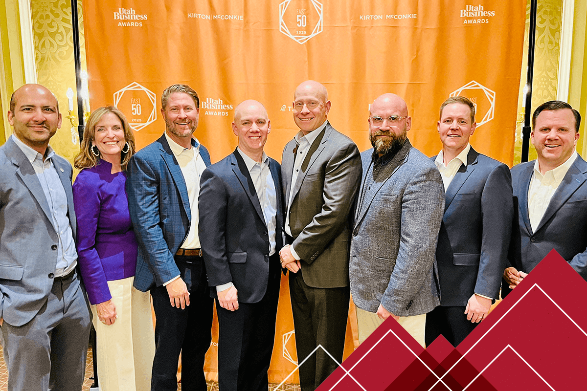 Mountain America team accepting award