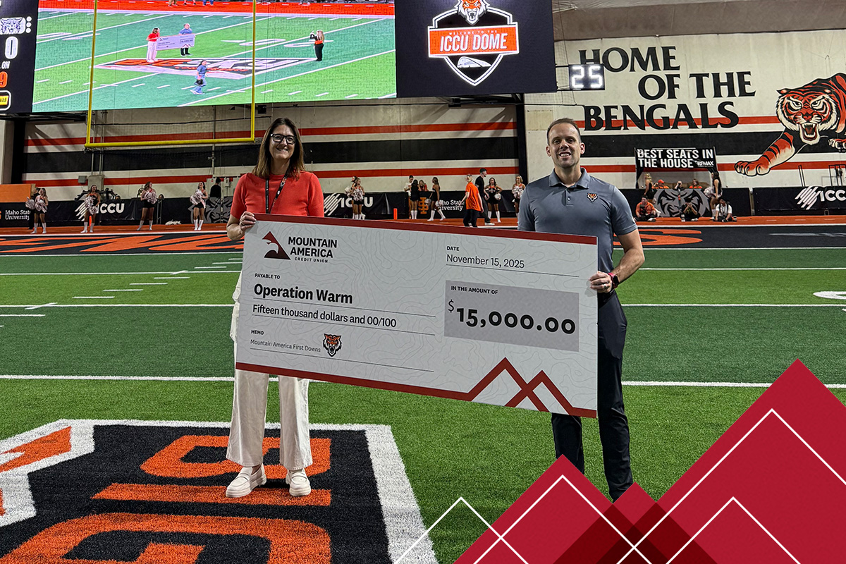 ISU Turn First Downs into Warmth for Idaho Kids