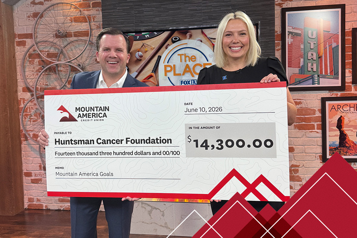 MACU & Utah Mammoth Huntsman Cancer Foundation Donation