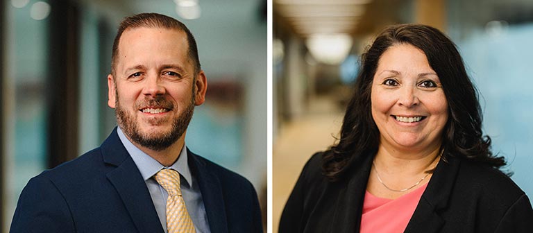 Jeremy Blair and Amy Moser