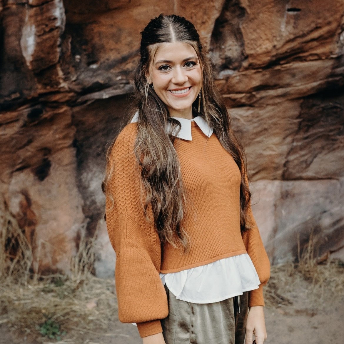 Grace Hadfield smiling
