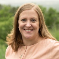 Julie Christensen smiling