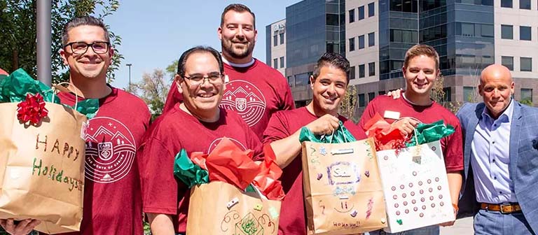 Mountain America Foundation members doing community service