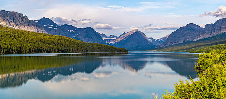 lake in the mountains