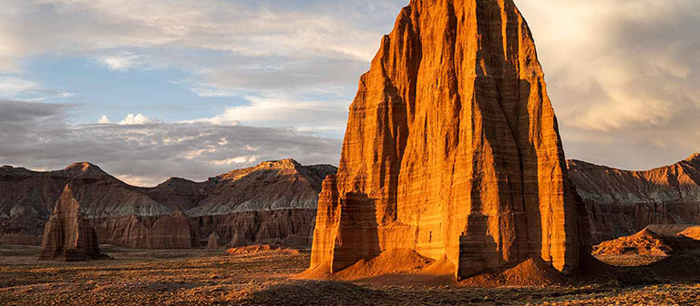 red rock dome